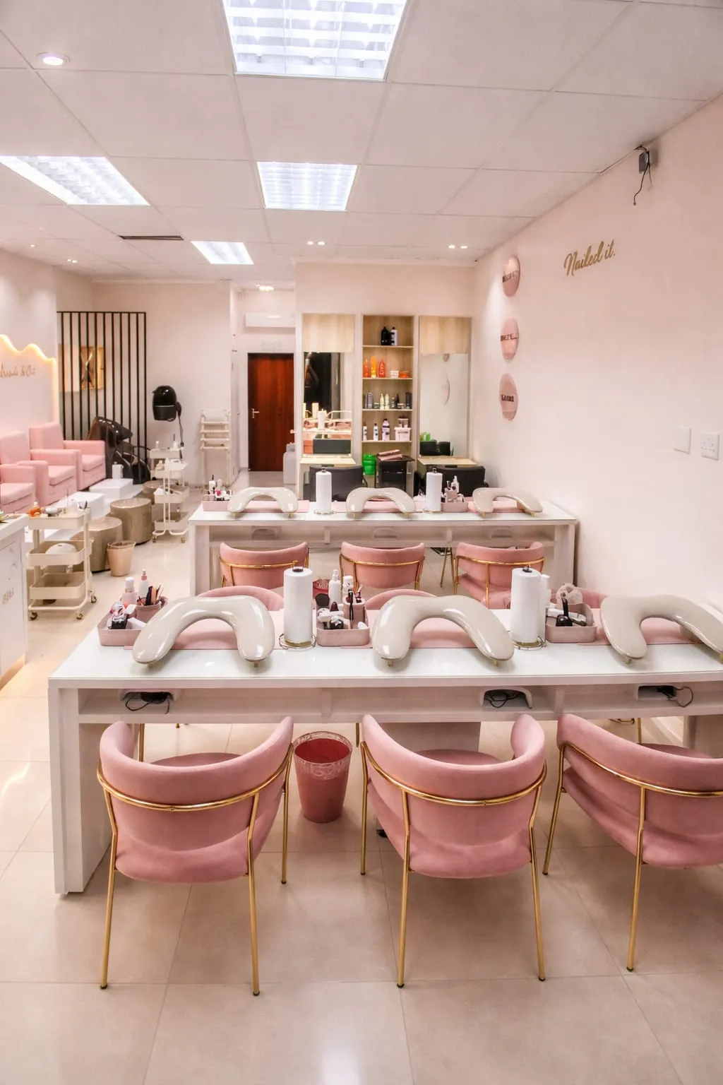 The Treat Boksburg manicure stations