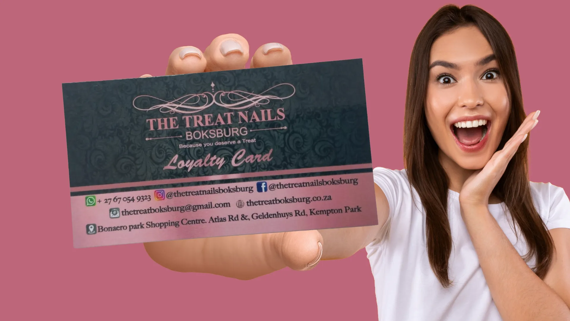 The Treat Boksburg loyalty card design