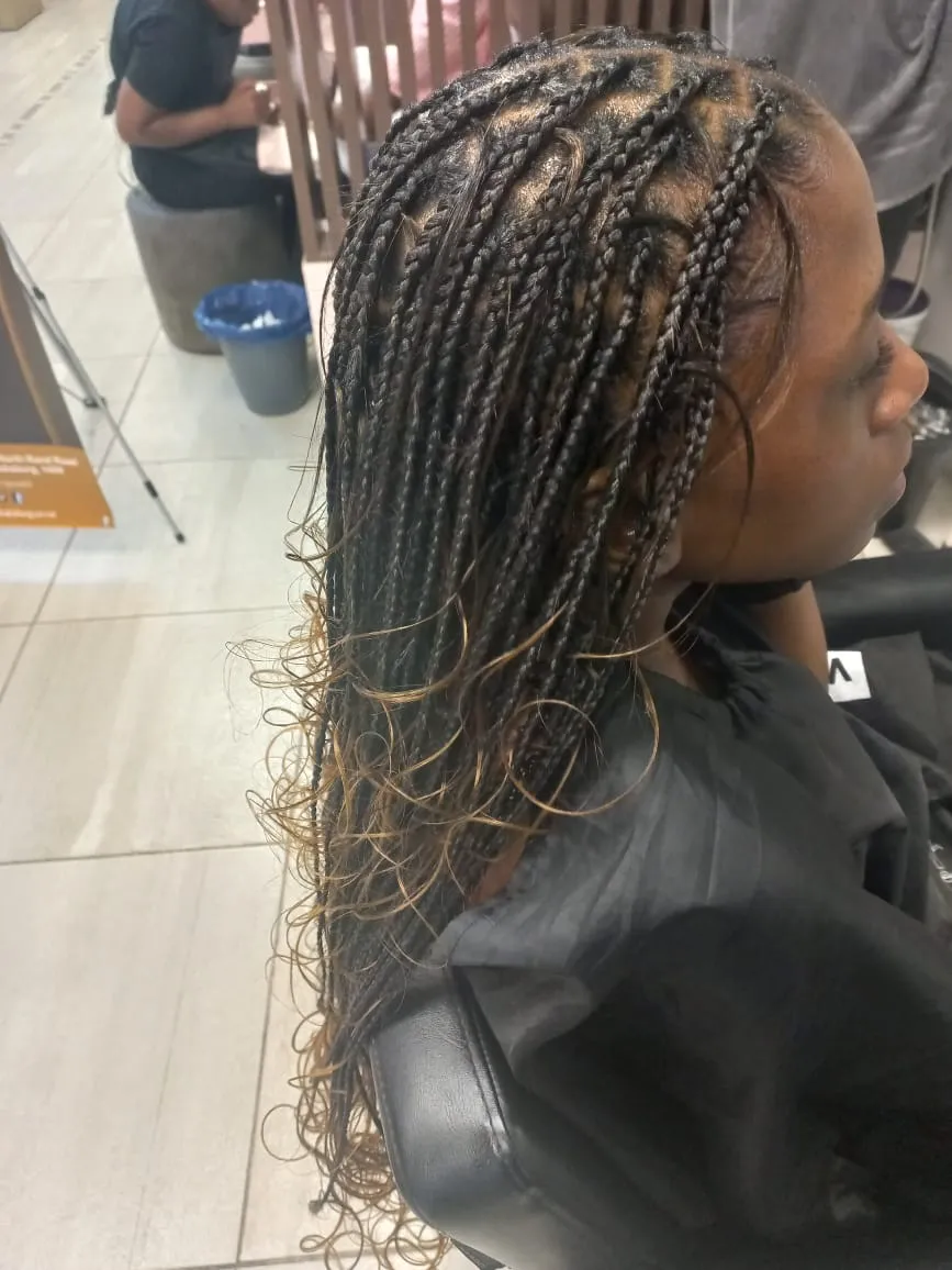 Wig care and installation hairstyle example